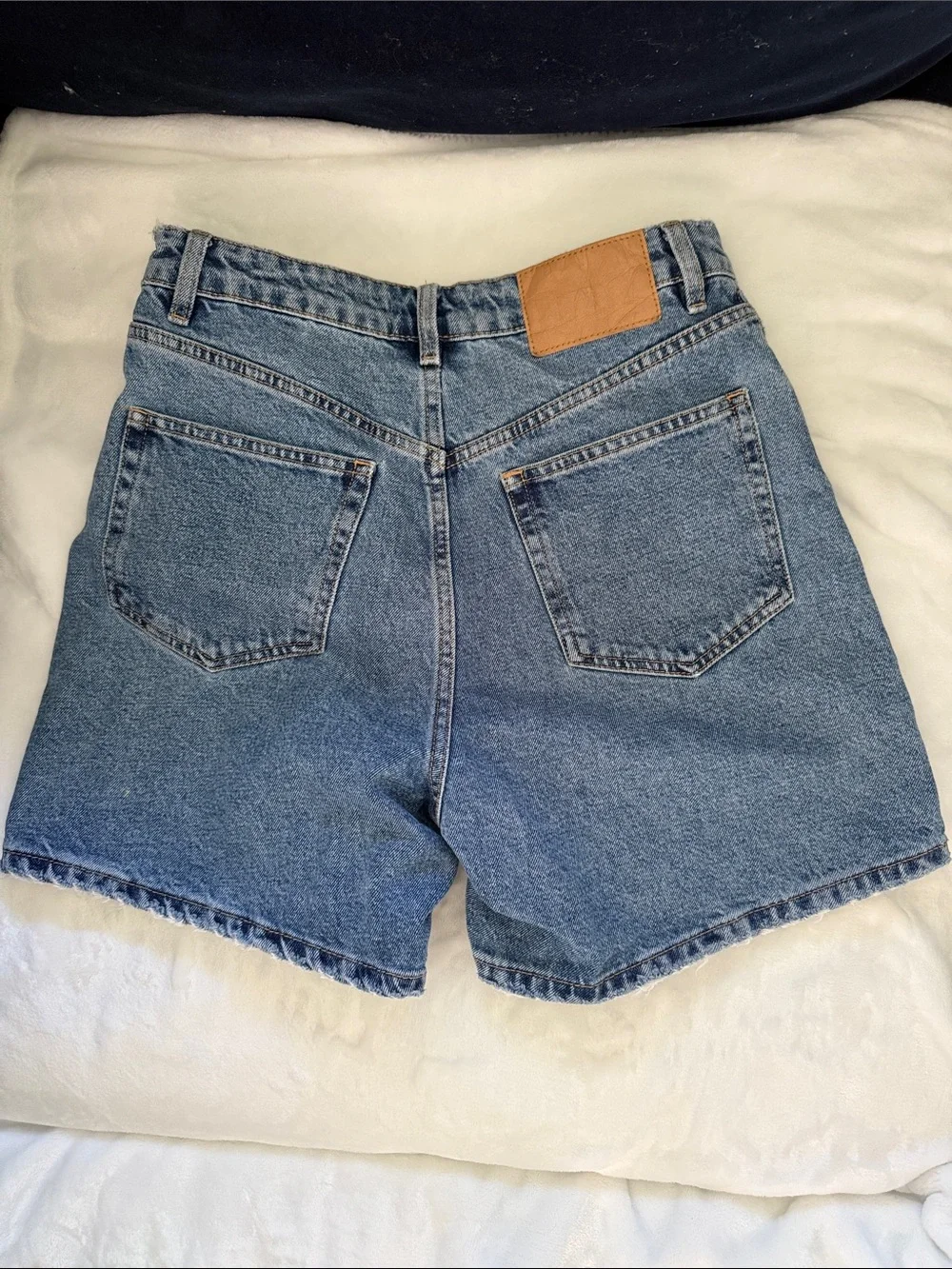 Zara Blue Denim Jean Shorts